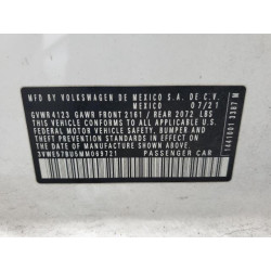 2021 VOLKSWAGEN JETTA 3VWE57BU5MM069721 93690915