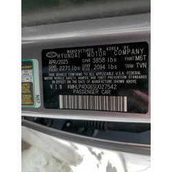 2025 HYUNDAI ELANTRA KMHLP4DG6SU027542 72110995