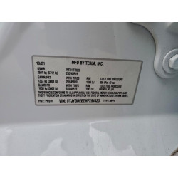 2021 TESLA MODEL Y 5YJYGDEE2MF294423 94253175