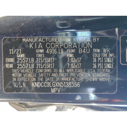 2022 KIA NIRO S KNDCC3LGXN5138556 95323655