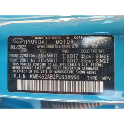 2023 HYUNDAI KONA KM8K62AB2PU938664 99278585