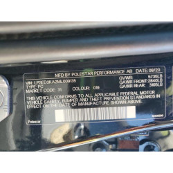 2021 POLESTAR 2 LPSED3KA2ML009135 84542245