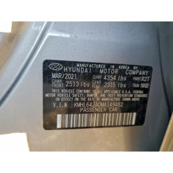 2021 HYUNDAI SONATA KMHL64JA0MA149482 97541165