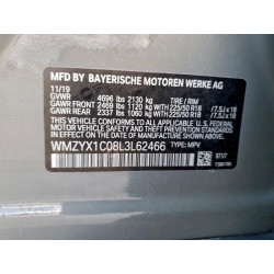 2020 MINI COOPER WMZYX1C08L3L62466 97444775