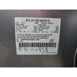 2022 FORD EDGE 2FMPK4K90NBA12081 98824445