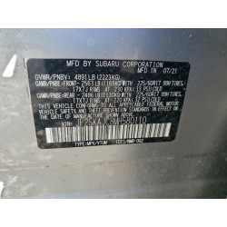 2021 SUBARU FORESTER JF2SKAJC8MH580110 96326245