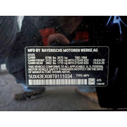 2026 BMW X6 M60I 5UX43EX08T9111034 98774845