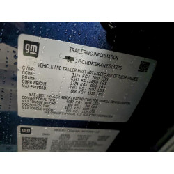 2022 CHEVROLET ALL Models 1GCRDKEK4NZ614375 97168435