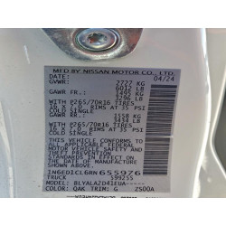 2024 NISSAN FRONTIER 1N6ED1CL6RN655976 96504095