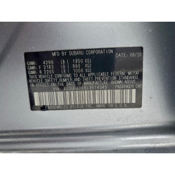 2020 SUBARU IMPREZA 4S3GKAB68L3614345 98784345