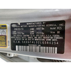 2020 KIA OPTIMA 5XXGT4L32LG380254 73295705