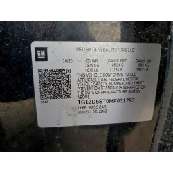 2021 CHEVROLET MALIBU 1G1ZD5ST0MF031793 99721055