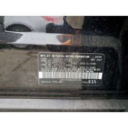 2022 MITSUBISHI OUTLANDER JA4J4VA89NZ081166 97718225