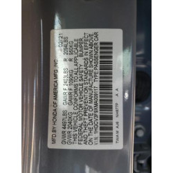 2021 HONDA ACCORD 1HGCV3F9XMA009117 63380835
