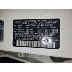 2020 HYUNDAI TUCSON KM8J33A45LU094626 96909495