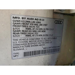 2023 AUDI Q7 WA1LCBF7XPD022282 95959095