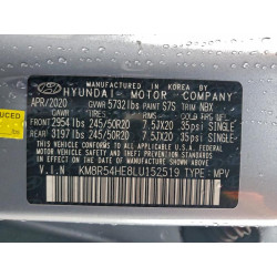 2020 HYUNDAI PALISADE KM8R54HE8LU152519 98641605