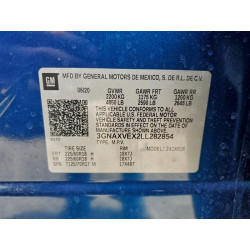 2020 CHEVROLET EQUINOX 3GNAXVEX2LL282854 99455345