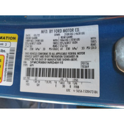 2022 FORD BRONCO 3FMCR9B61NRD49115 86533815