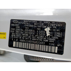 2022 HYUNDAI KONA KM8K22ABXNU820483 72872865