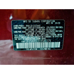 2020 SUBARU FORESTER JF2SKASC2LH545379 72970195