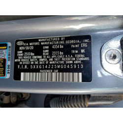 2021 KIA K5 5XXG14J25MG045913 98801435