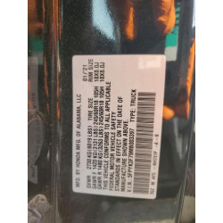 2021 HONDA RIDGELINE 5FPYK3F79MB003397 90951085