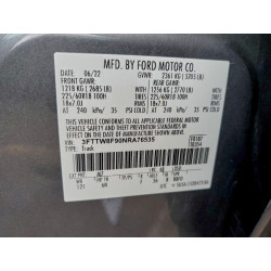 2022 FORD MAVERICK 3FTTW8F90NRA76535 73006615