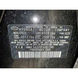 2023 HYUNDAI SONATA KMHL54JJ0PA081790 98557805