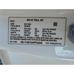 2023 TESLA MODEL 3 5YJ3E1EA4PF545040 95128815