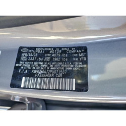 2023 HYUNDAI ELANTRA KMHLM4AJ2PU071537 96812865