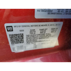 2022 CHEVROLET ALL Models 3GCUYDED9NG213416 69795415