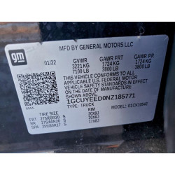 2022 CHEVROLET ALL Models 1GCUYEED0NZ185771 94445715