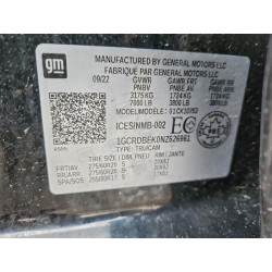 2022 CHEVROLET ALL Models 1GCRDBEK0NZ626961 97294195