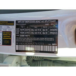 2020 MERCEDES-BENZ GLC-CLASS W1N0G8DB9LF761223 97843205