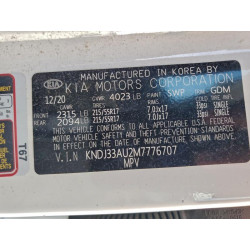 2021 KIA SOUL KNDJ33AU2M7776707 99994845