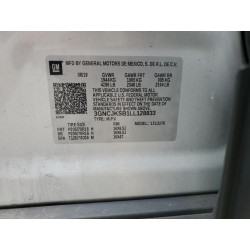 2020 CHEVROLET TRAX 3GNCJKSB1LL128833 71058845