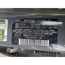 2024 HYUNDAI ELANTRA KMHLP4DG7RU773542 72752135