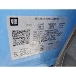 2024 CHEVROLET TRAX 2RS KL77LJE2XRC089204 97107195