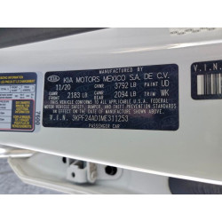 2021 KIA FORTE 3KPF24AD1ME311253 95012635