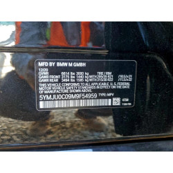 2021 BMW X5 5YMJU0C09M9F54959 97433255