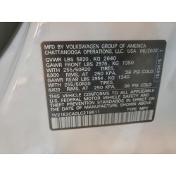 2020 VOLKSWAGEN ATLAS 1V21E2CA0LC218611 94094085