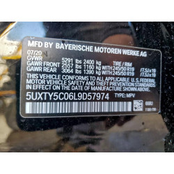 2020 BMW X3 5UXTY5C06L9D57974 98470335
