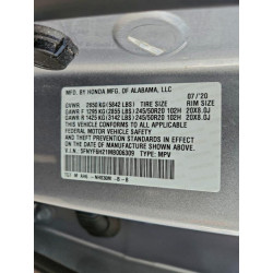 2021 HONDA PILOT 5FNYF6H21MB006309 99094125