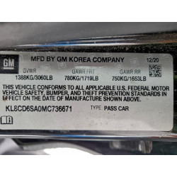 2021 CHEVROLET SPARK KL8CD6SA0MC736671 73219755