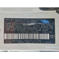 2020 TOYOTA CAMRY 4T1G11AK7LU360389 97487115