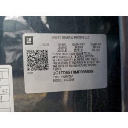 2021 CHEVROLET MALIBU 1G1ZD5ST0MF066690 95111745