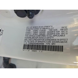 2022 HONDA CRV 7FARW2H5XNE044988 99285325