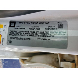 2022 CHEVROLET SPARK KL8CD6SA5NC028613 99320975