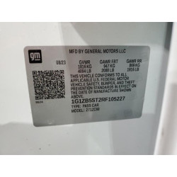 2024 CHEVROLET MALIBU 1G1ZB5ST2RF105227 45988065